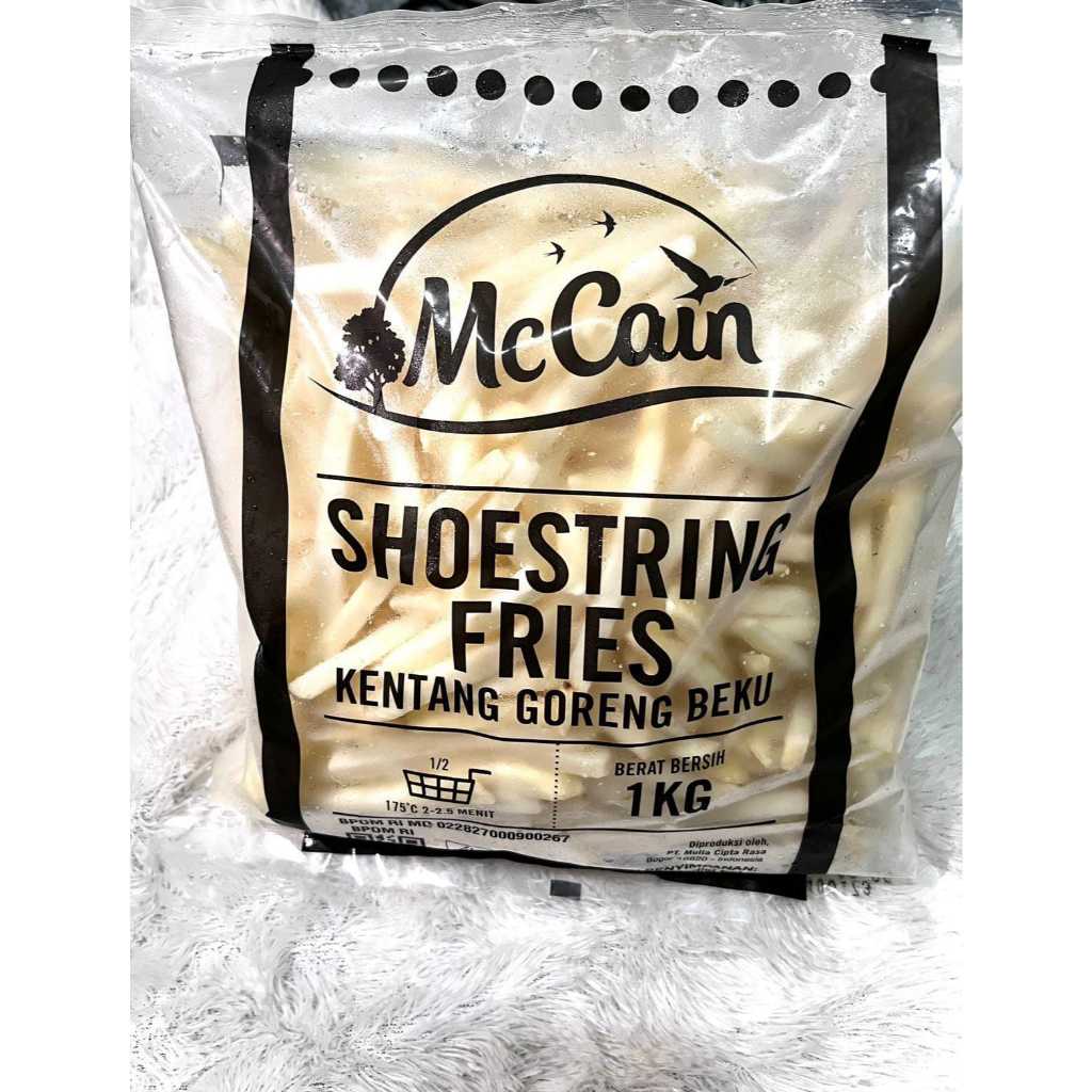 

( PROMO ) Mc Cain Shoestring Fries 1kg Kentang Shoestring 1kg Import USA / McCain French Fries