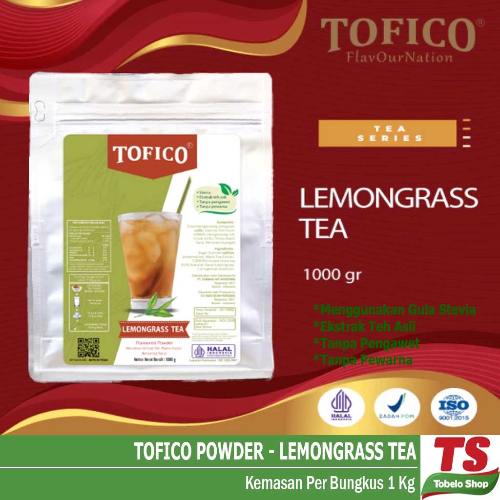 

TOFICO LEMONGRASS TEA POWDER 1KG / TOFICO POWDER LEMONGRASS TEA