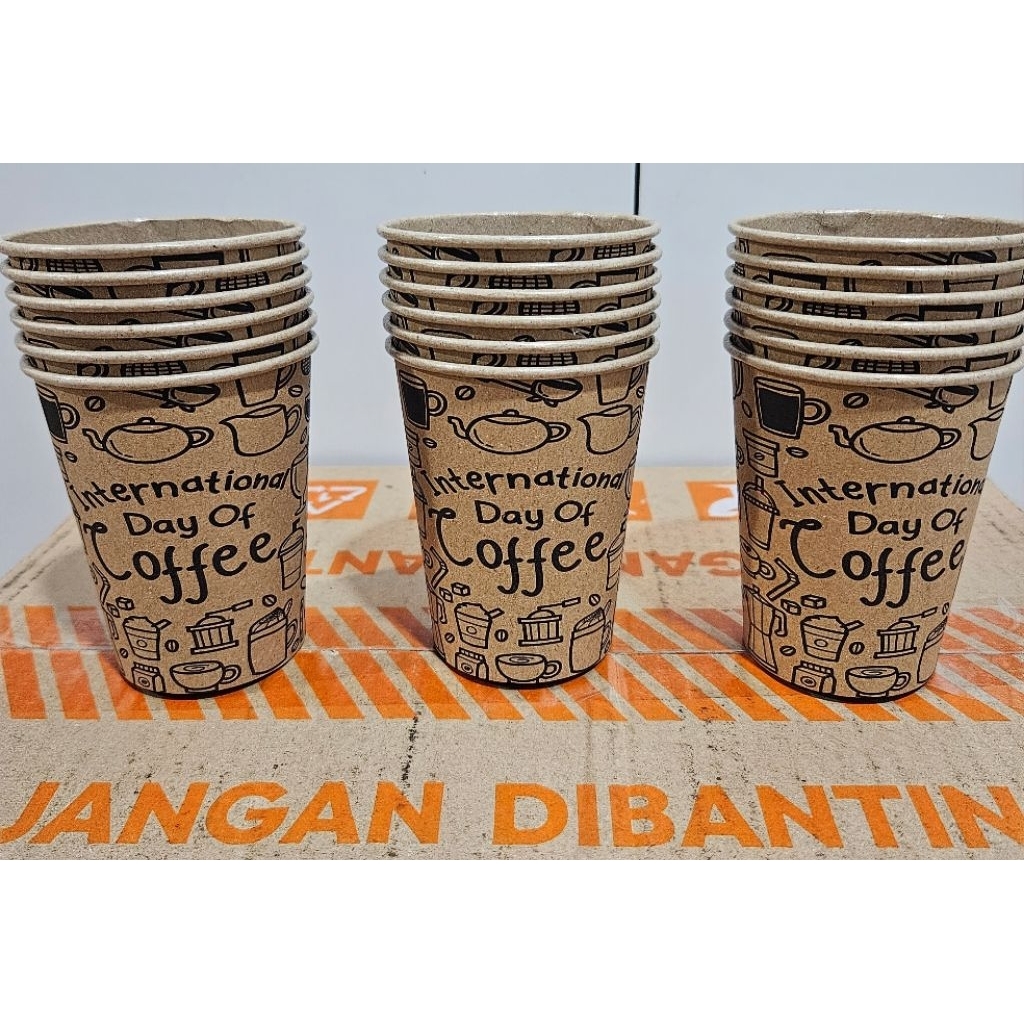 PAPER CUP CRAFT 9OZ / HOT CUP CRAFT 9OZ PREMIUM