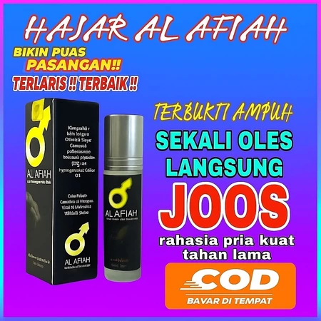 Hajarr Jahanam Al Afiah 100% Original Obat Kuat Pria Tahan Lama Permanen Oles