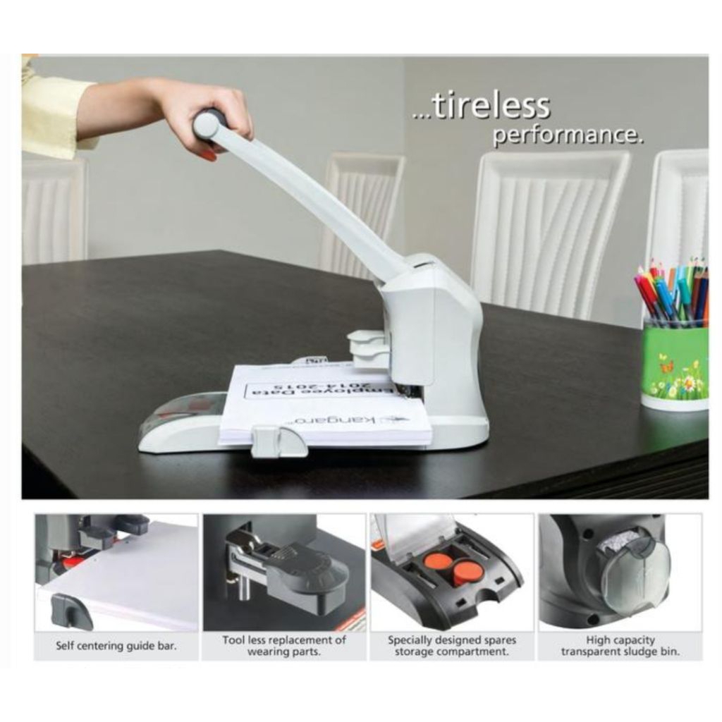 

Mesin / Alat pelubang pembolong kertas merk KANGARO type 2320 N Heavy Duty