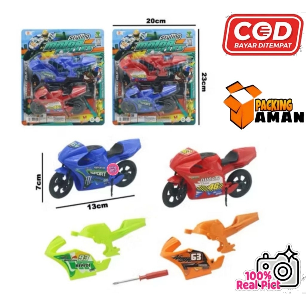 COD PROMO OCT5508 MAINAN MURAH ANAK MOTOR GP / MAINAN MOTOR