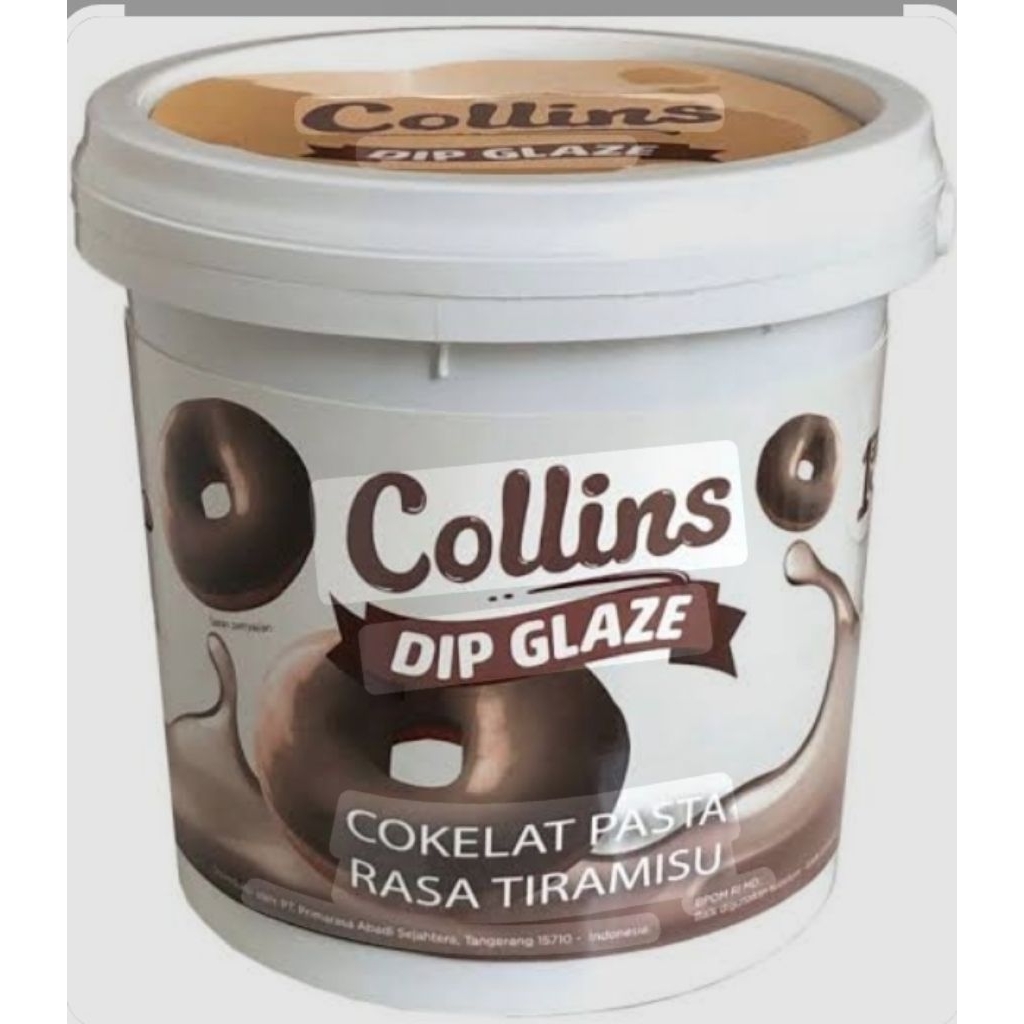 

Collins Dip Glaze Tiramisu 1 Kg - Tiramisu pasta