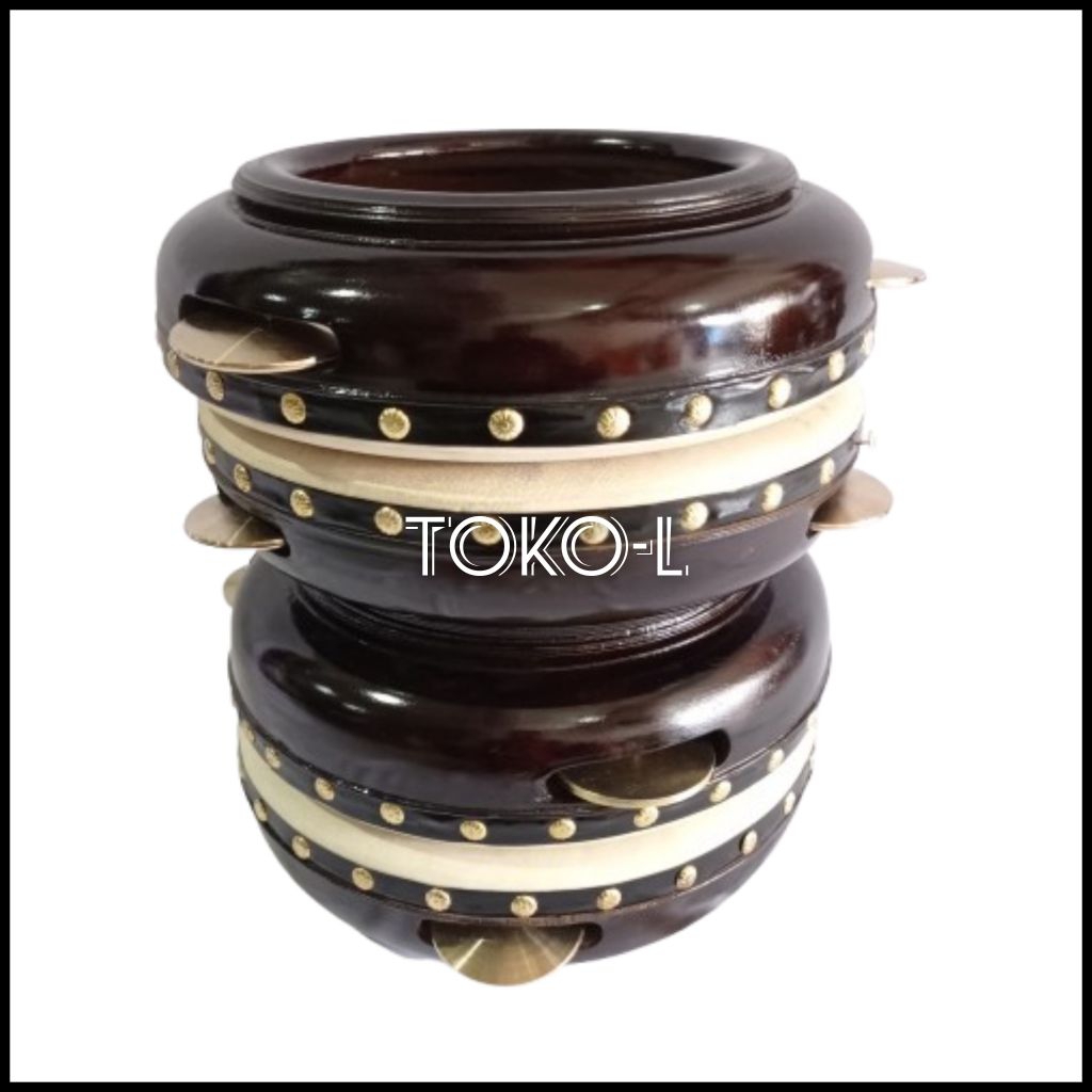 Hadroh Polos Jepara Isi 4pcs Bonus Tas