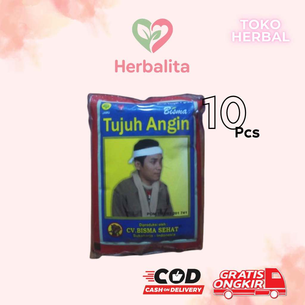

Bisma Tujuh Angin 10 Bungkus 7gr herbalita