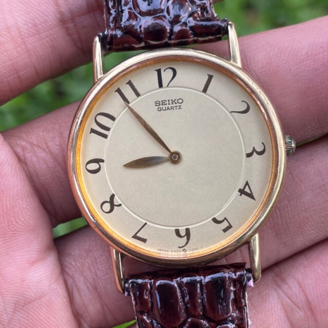 Jam Tangan Seiko Quartz Japan Original 2 Jarum fashion jadul kuno pria wanita vintage antik