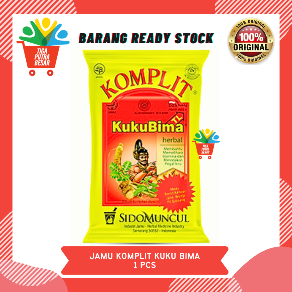 JAMU KOMPLIT KUKU BIMA ISI 1 SACHET / JAMU KUKU BIMA HERBAL SIDOMUNCUL