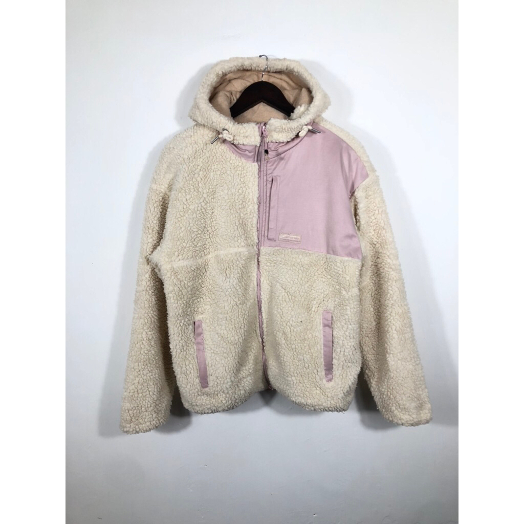 CALIFORNIA WHO AU SHERPA HOODED JACKET