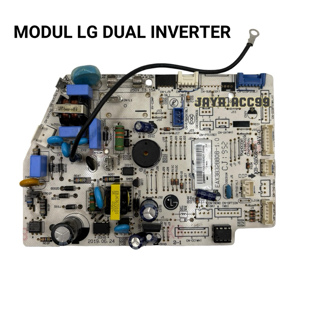MODUL PCB INDOOR AC LG DUAL INVERTER SMART INVERTER  EBR854214 PUTIH