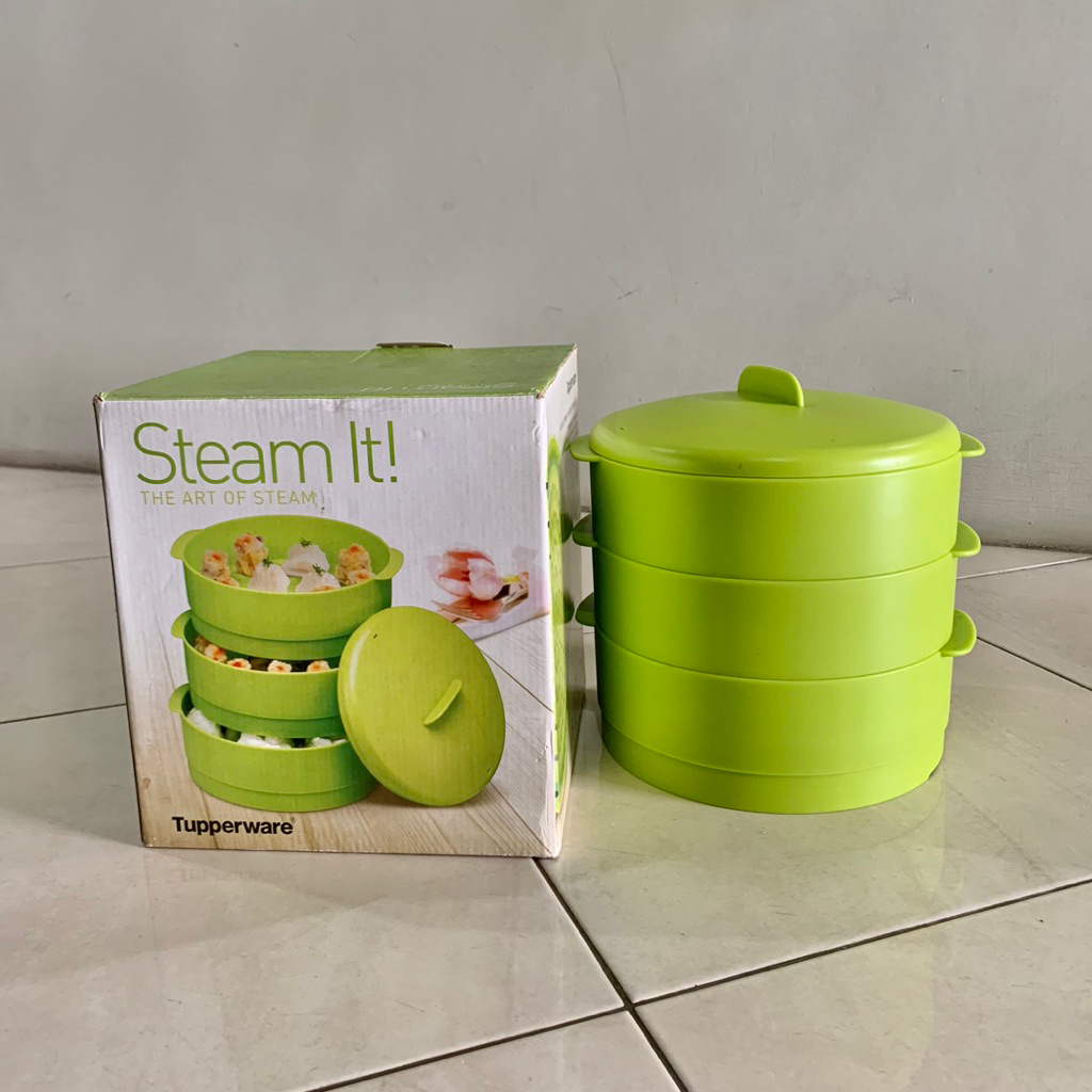 Tupperware Steam It 3 susun Ori New