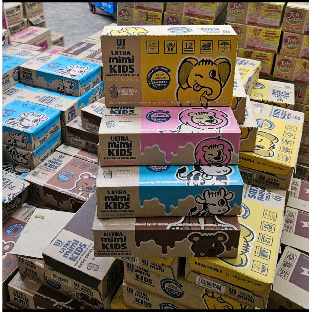 

Susu Ultra Mimi Kids 125ml isi 40pcs ( Dus )