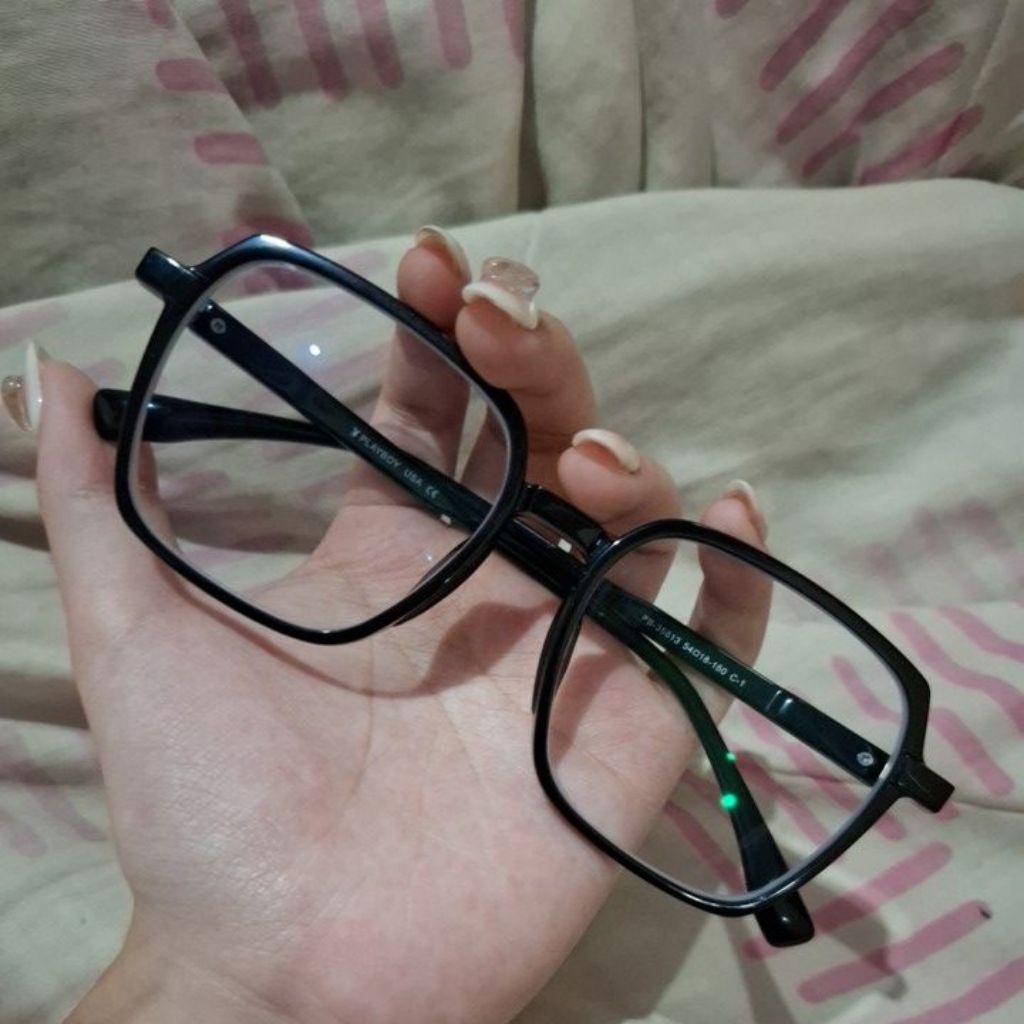 Frame kacamata kotak wanita pria PLAYBOY ORIGINAL 100%