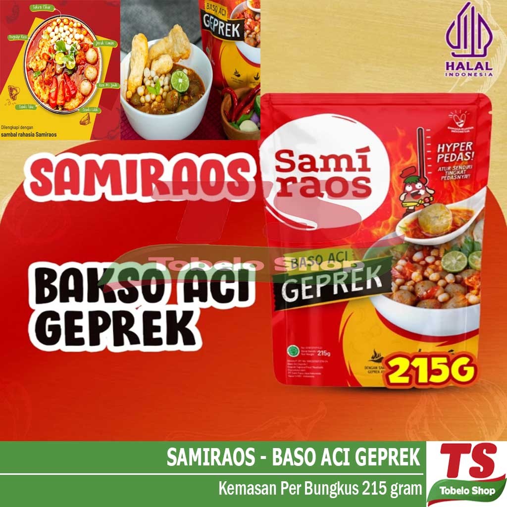 

BASO ACI GEPREK JUARA SAMIRAOS / SAMIRAOS BASO ACI / BASO ACI GEPREK / BASO ACI TULANG RANGU