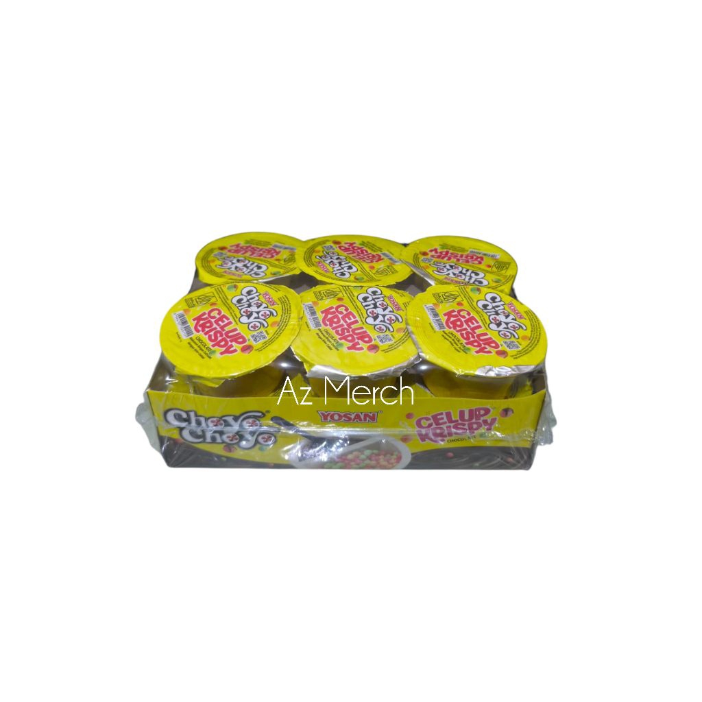 

Choyo Cup Celup Krispy Coklat - isi 12pcs Snack Ringan Dengan Krim Coklat