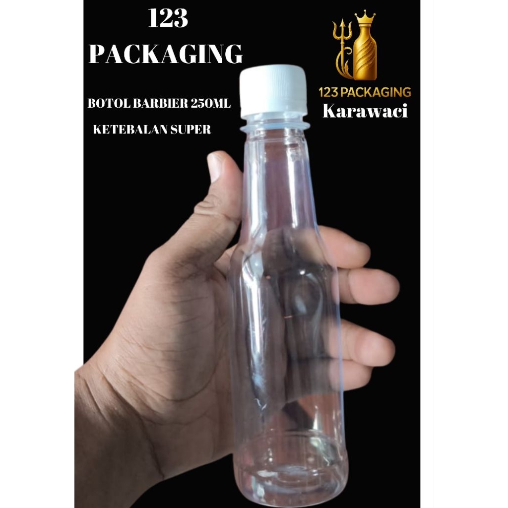 botol 250ml tebal,madu,susu,barbier