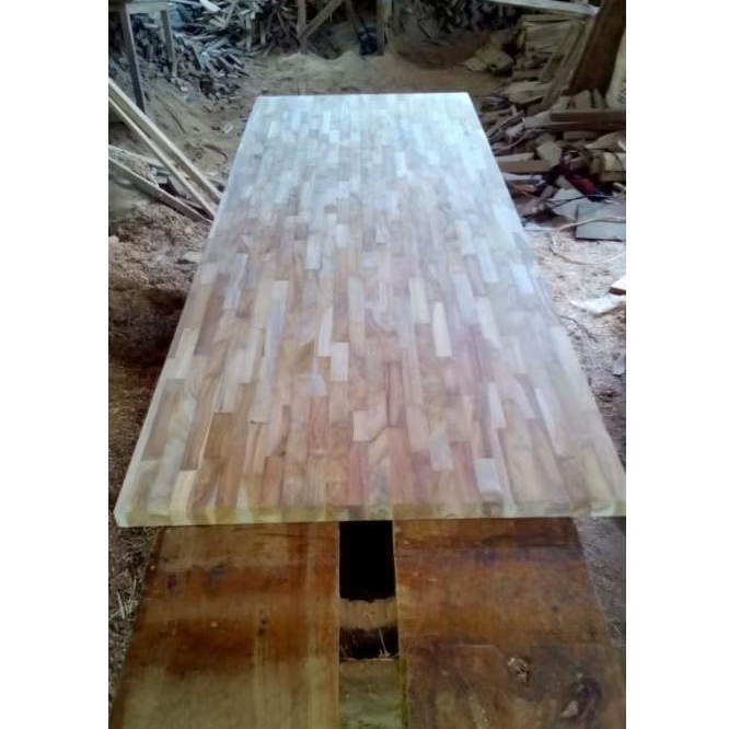top table papan FJL kayu jati custom size