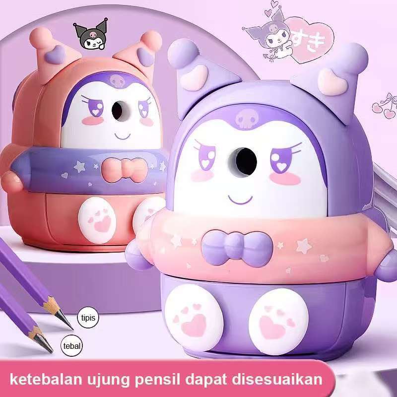 

BOBOMART Sharpener Rautan Serutan Putar Dingb KUROMI