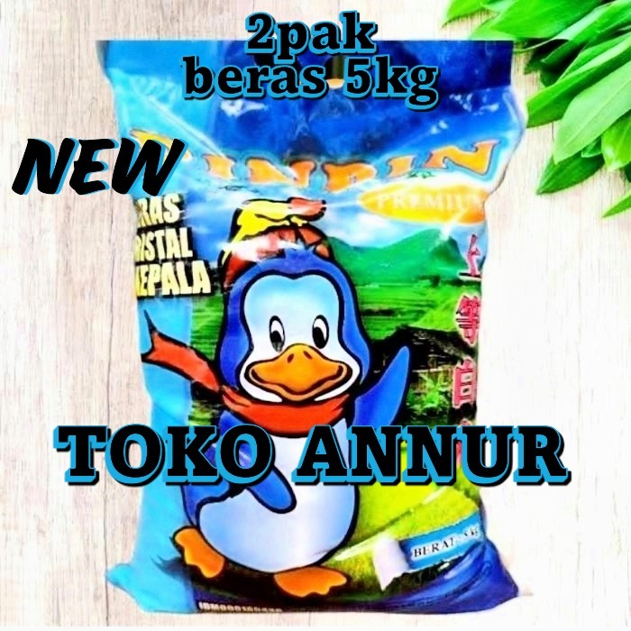 

Beras pinpin 5kg 2pak , varian beras 5kg