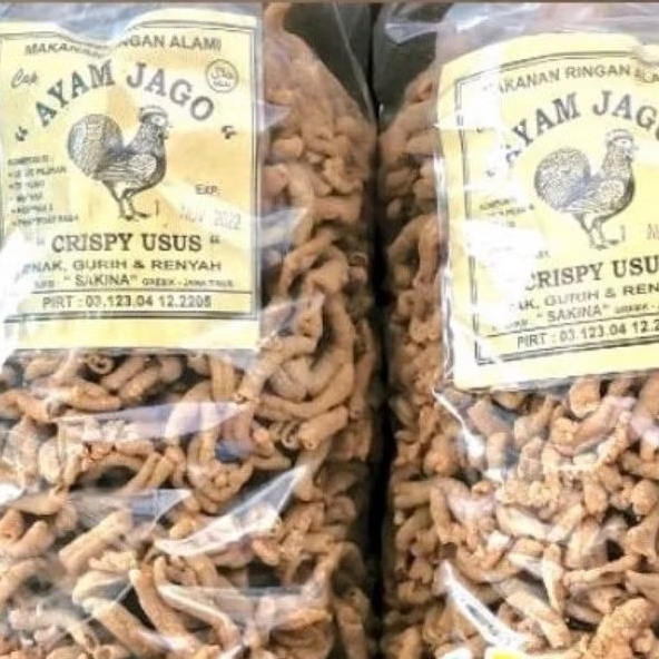 

keripik usus ayam 1kg super crispy