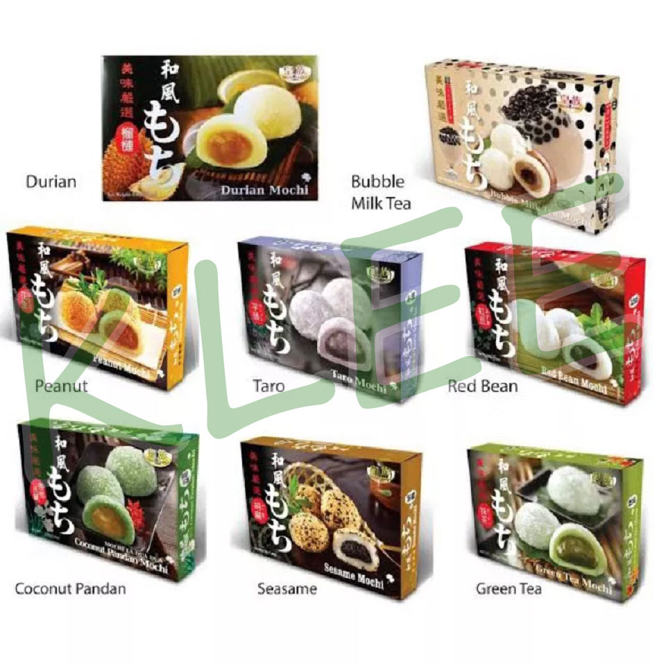 

Royal Family Premium Mochi From Taiwan - Royal Family Mochi Taiwan Mochi 210g - All Variant - Matcha Mochi - Red Bean Mochi - Sesame Mochi - Peanut Mochi - Red Bean Sesame - Red Bean With Coconut Sherd - Taro With Coconut Sherd