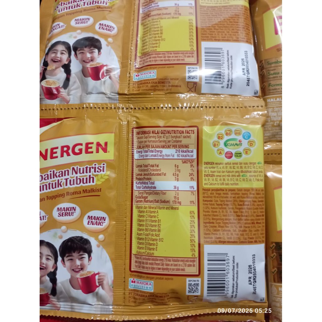 

Ygshop17 Energen Malkis Isi 10