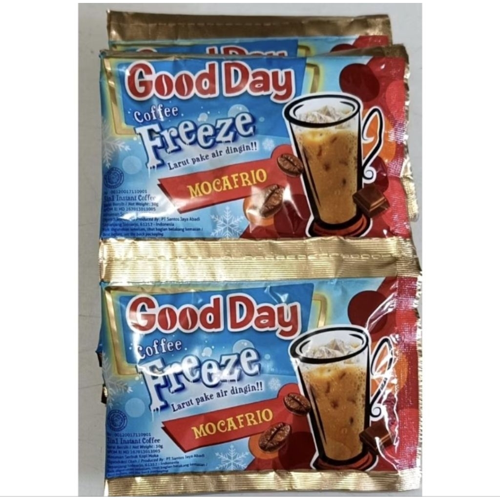 

Good day Freeze Mocafrio 10 sachet - kopi good day