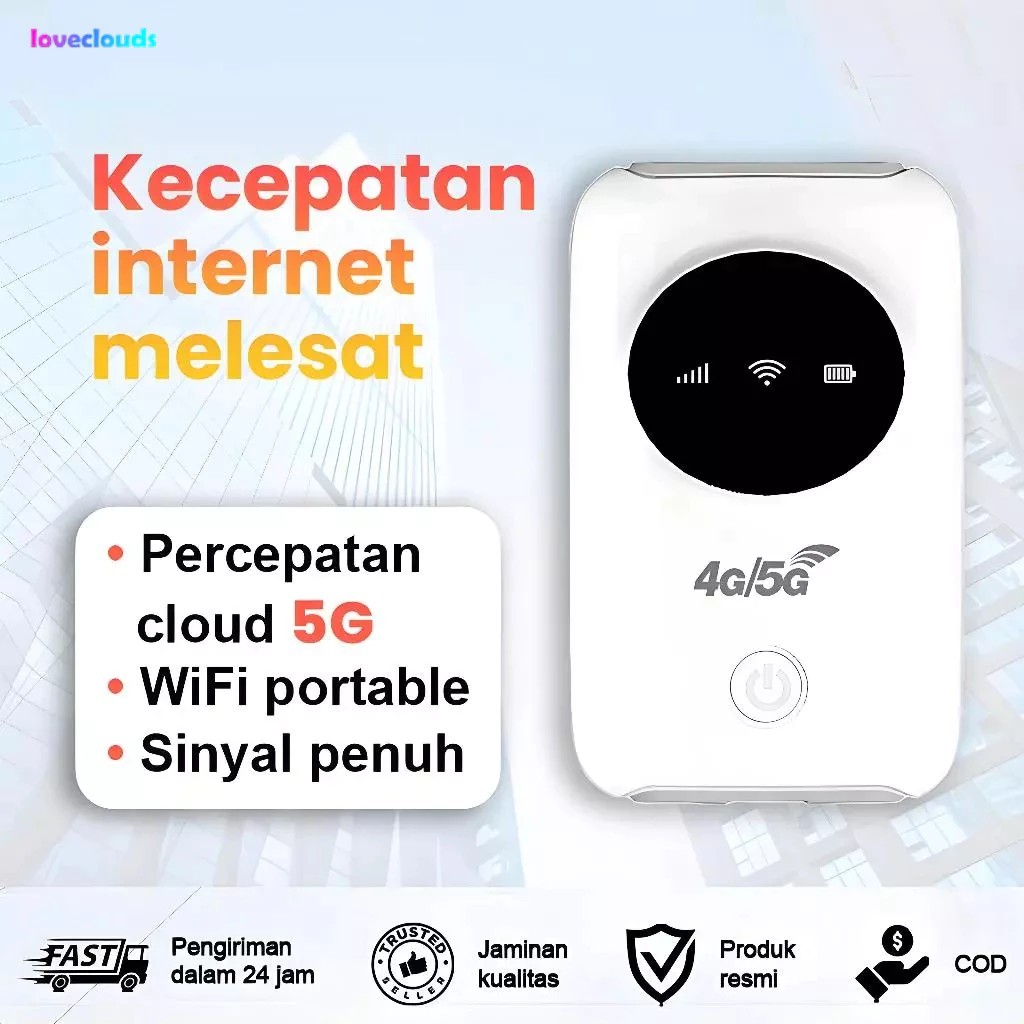 H808s 4G 5G Modem Router Unlocked Hotspot WiFi Portabel Mendukung Semua Operator SIM Kartu Jaringan 