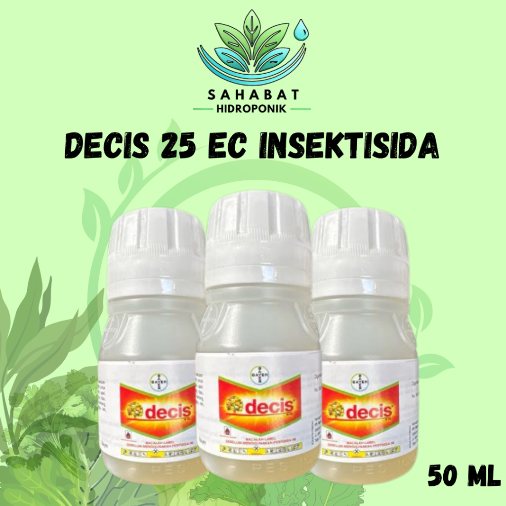 INSEKTISIDA DECIS 25 EC 50 ML PEMBASMI HAMA KUTU PUTIH KUTU KEBUL ULAT