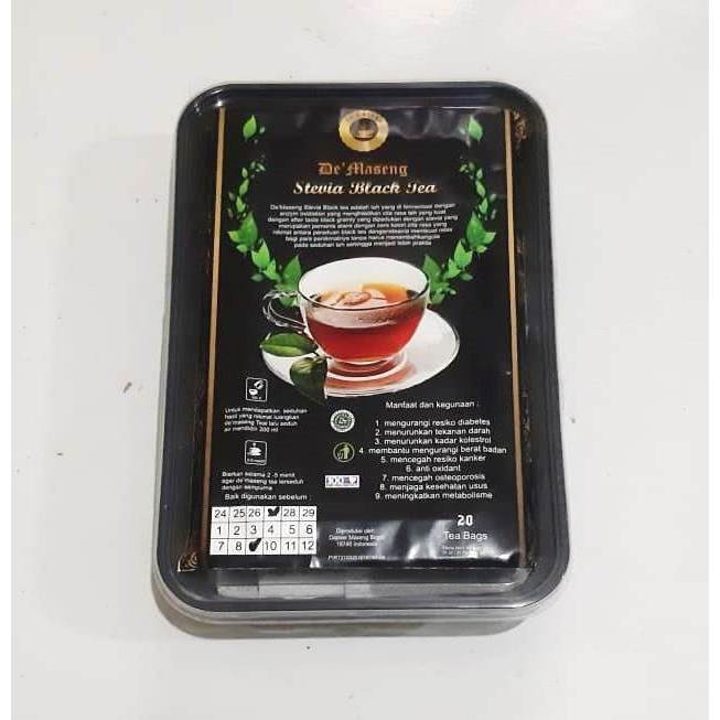 

EM Stevia Black Tea De Maseng Teh Hitam manis tanpa gula lagi
