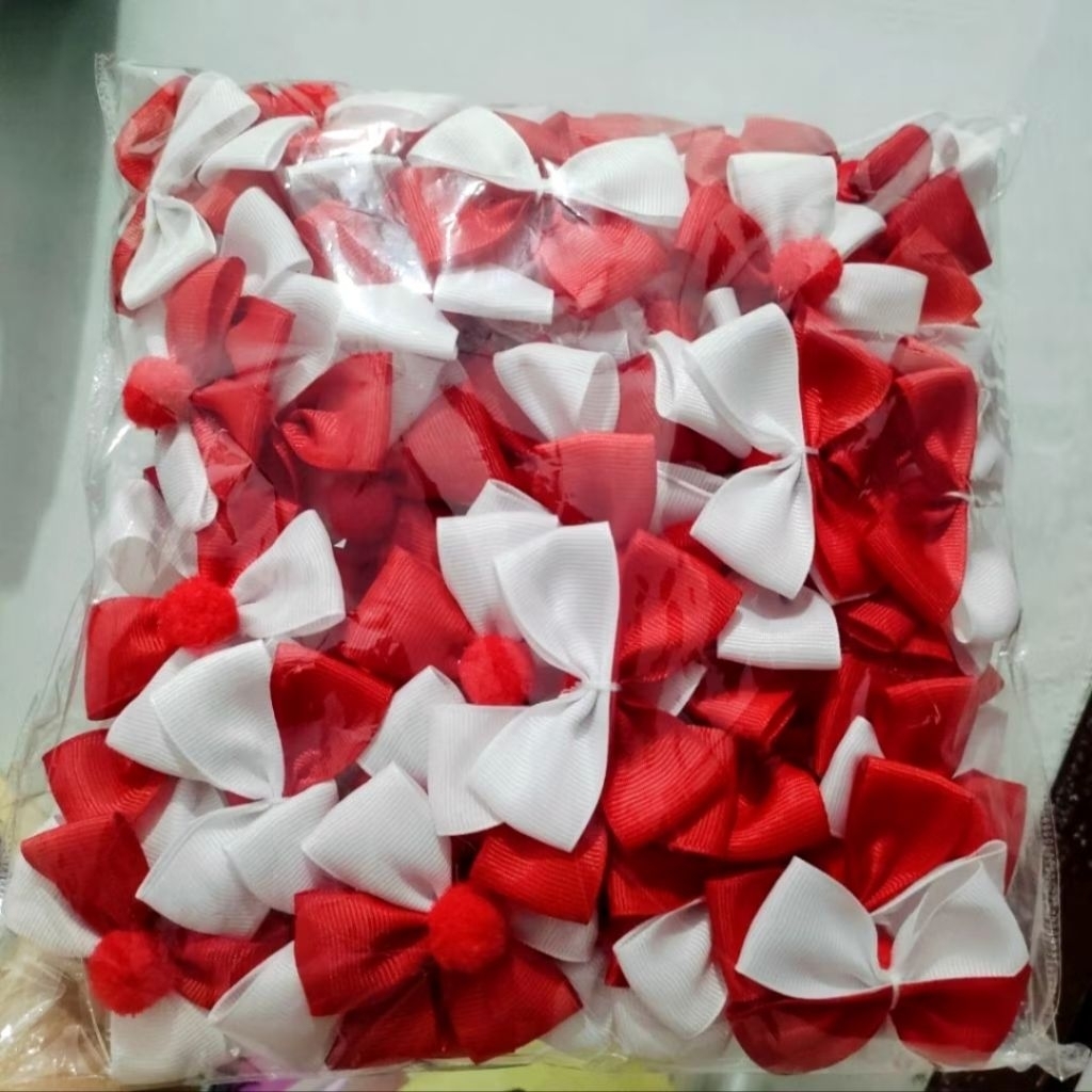 

READY GROSIR PITA 72PC MERAH PUTIH (NO JEPIT)