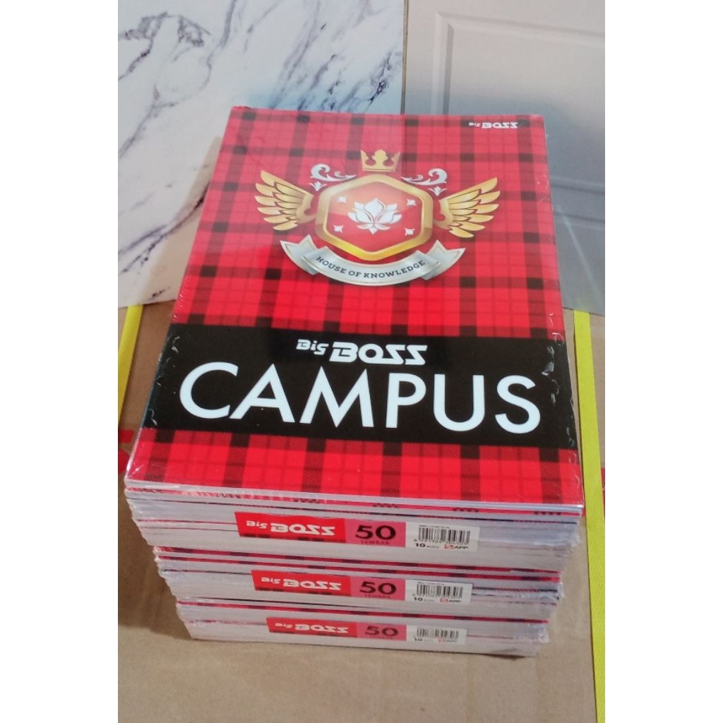 

BIG BOSS CAMPUS BUKU TULIS ISI 50 Lembar 1 Pack isi 10 Buku