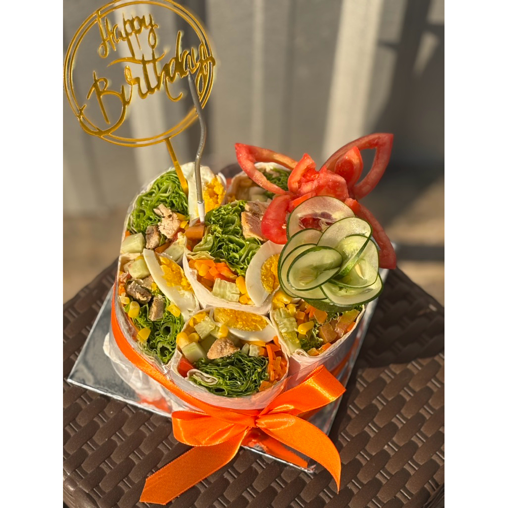 

CAKE SALAD WRAP - READY ( IN 4HOURS )