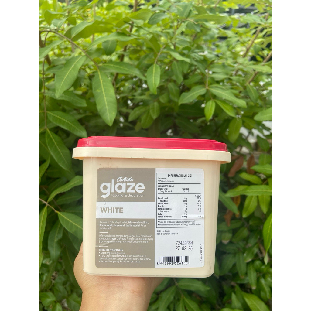 

COLATTA GLAZE WHITE CHOC