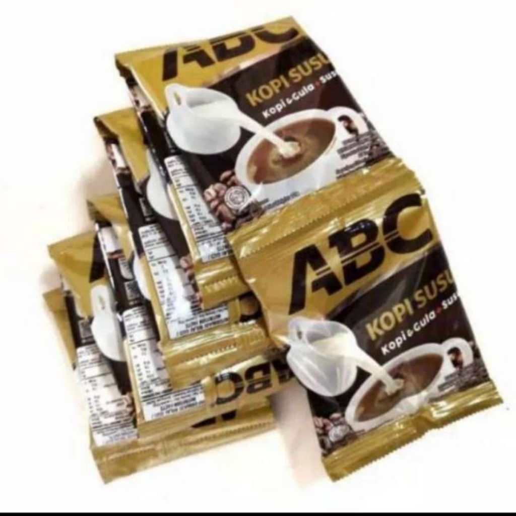 

kopi ABC susu 1 renceng 10 sachet