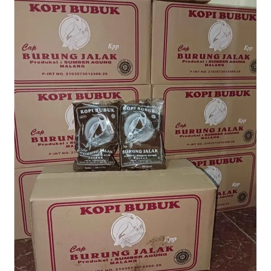 

Kopi Bubuk Kemasan 200gr Karton