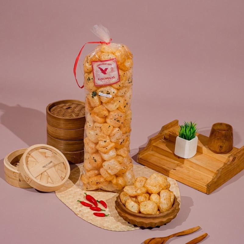 

Krupuk Kulit Sapi Asli Cemilan Food Snack Makanan Gurih Pedas Kripik Keripik Rambak Berbagai Varian