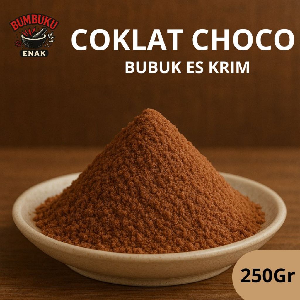 

Bumbu Tabur Coklat Choco 250gr – Bubuk Es Krim Manis Lezat, Siap Pakai untuk Topping & Camilan!