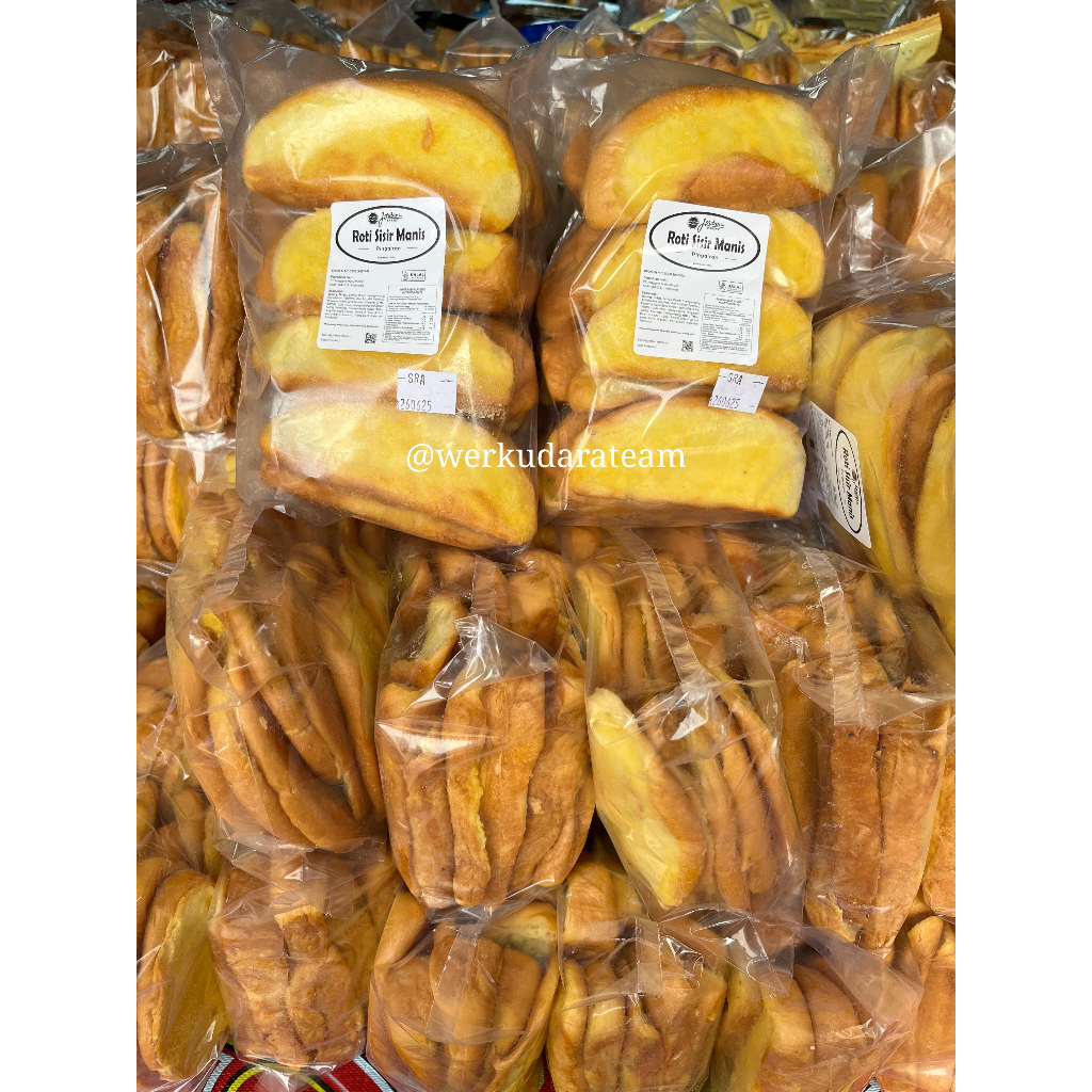 

(ISI 24 PCS) Pinggiran Roti Sisir Manis / Camilan Roti / Roti Murah Jordan