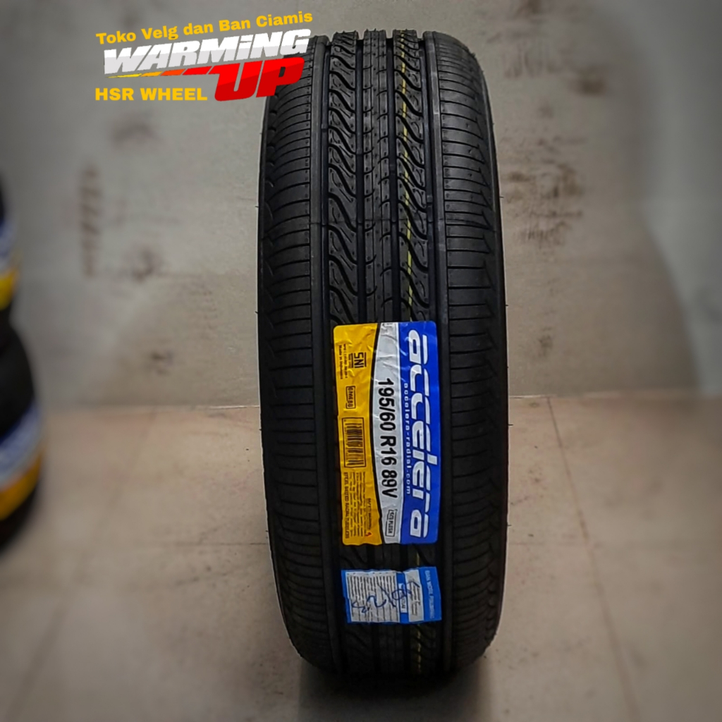 Ban Mobil Brv Ukuran 195 60 RIng 16 ACCELERA ECOPLUSH TUBELES