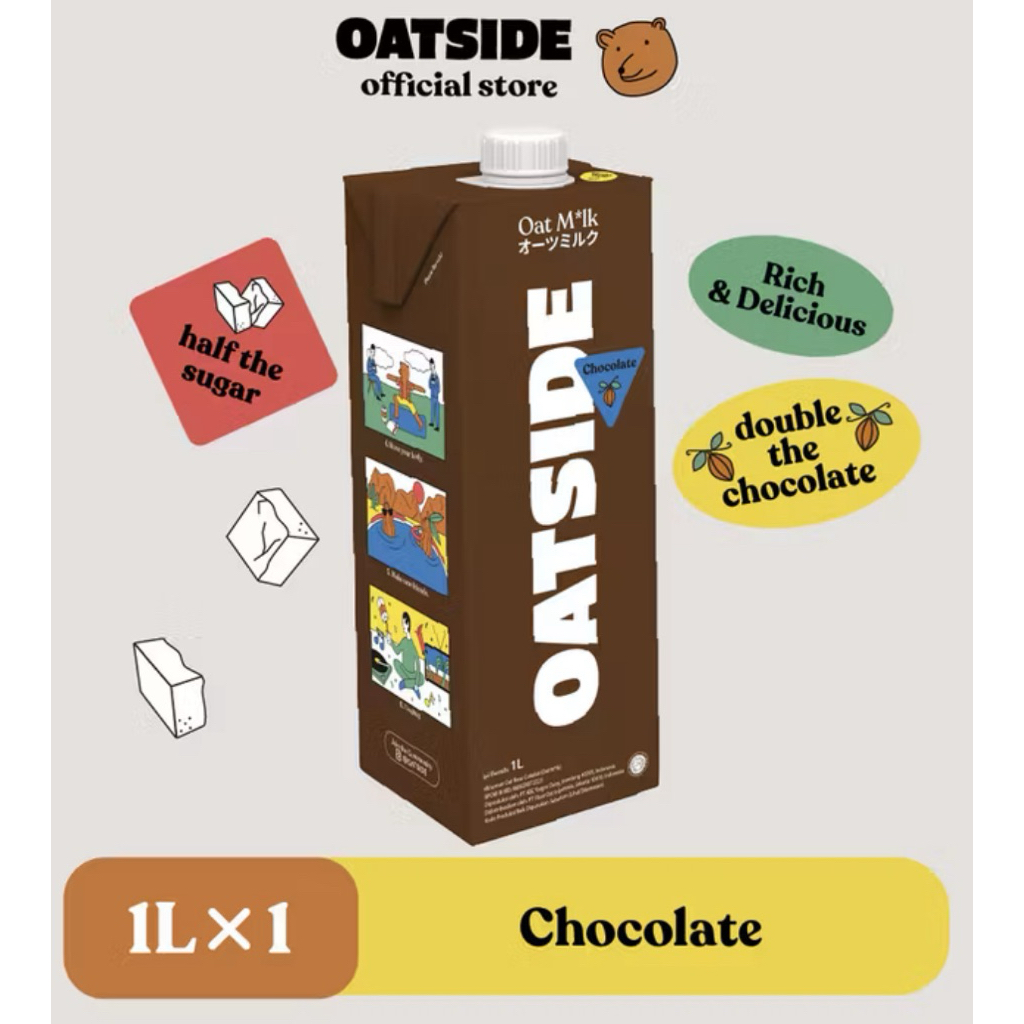 

[PROMO] Oatside Milk Chocolate 1L - Susu Cokelat Oatside