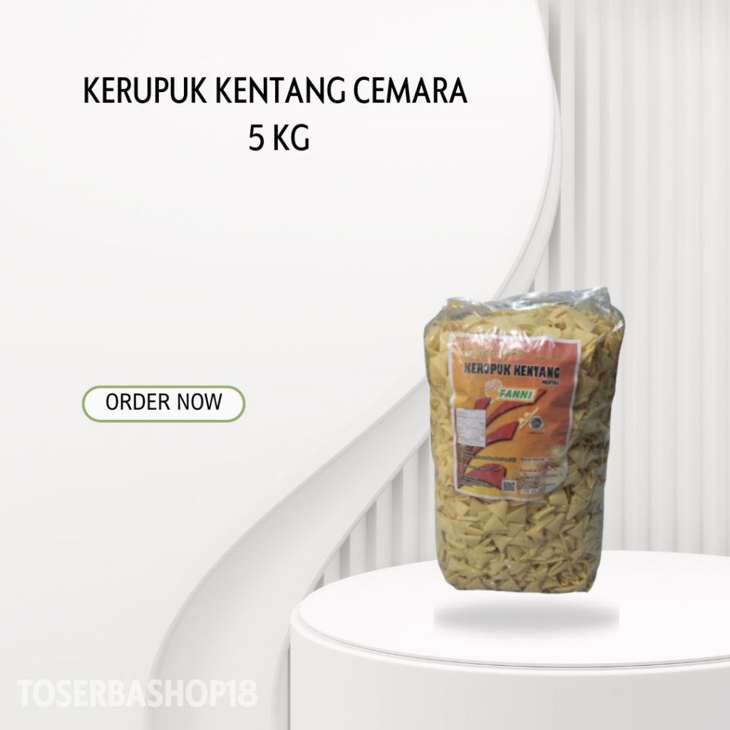 

Kerupuk Mentah / Kerupuk Kentang Cemara / 5 Kg