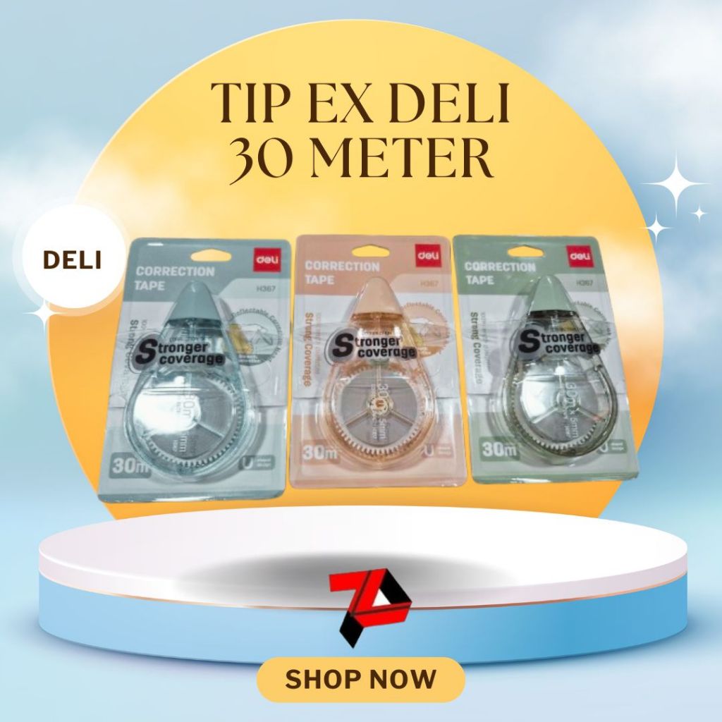 

Tip Ex Kertas/ Correction tape DELI 30m