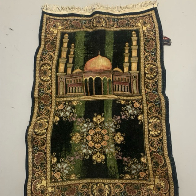 Sajadah solat sas gold instanbul turkey high quality busa tebal dewasa 110x70 second original prelov