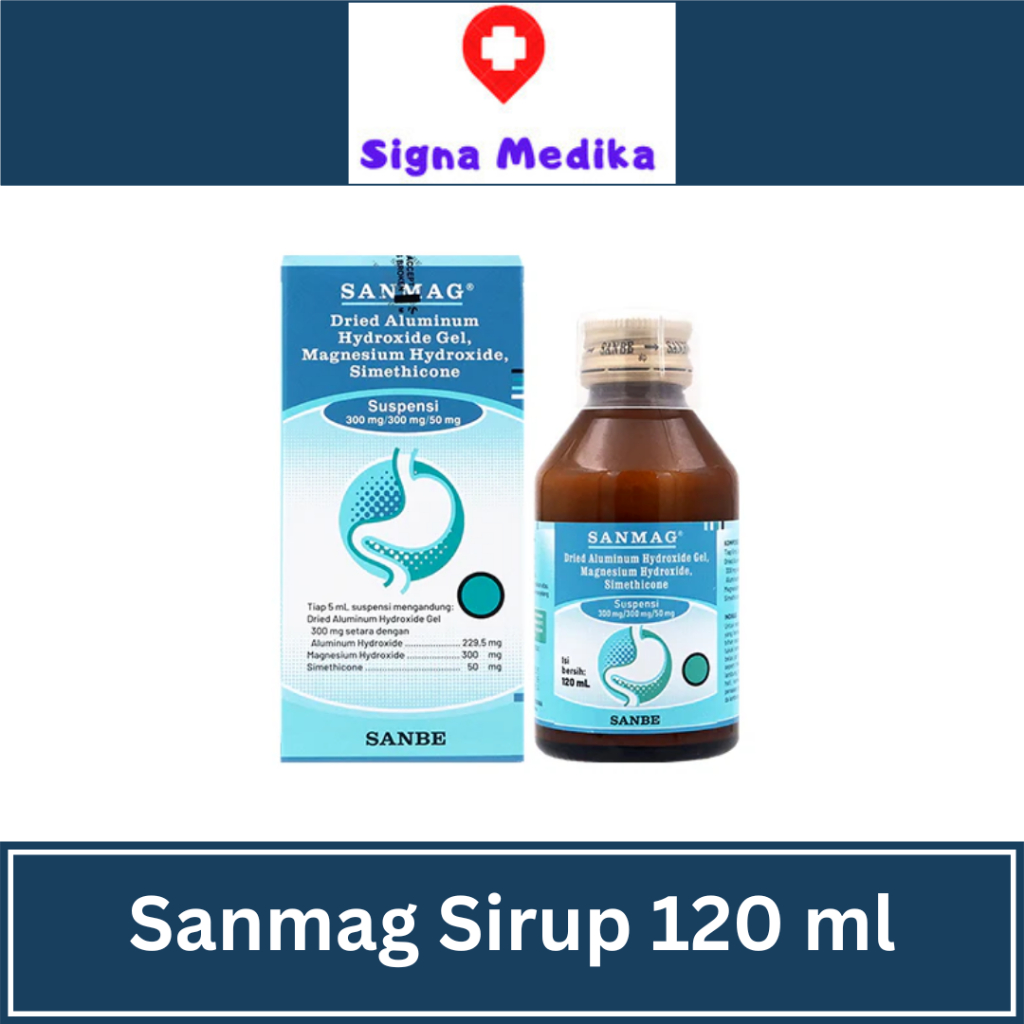 Sanmag Sirup 120 ml - Obat Lambung