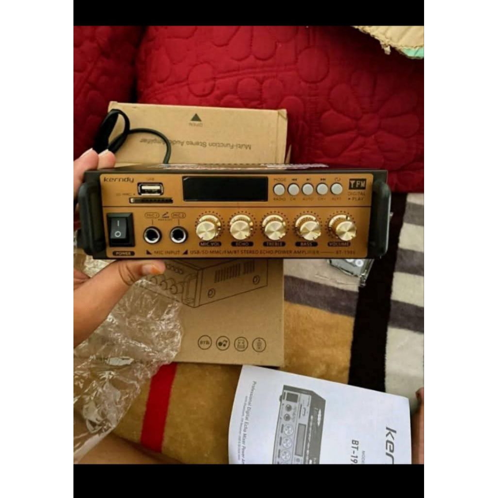 amplifier bluetooth karaoke Bluetooth EQ Audio Amplifier Karaoke Home Theater FM Radio 600w