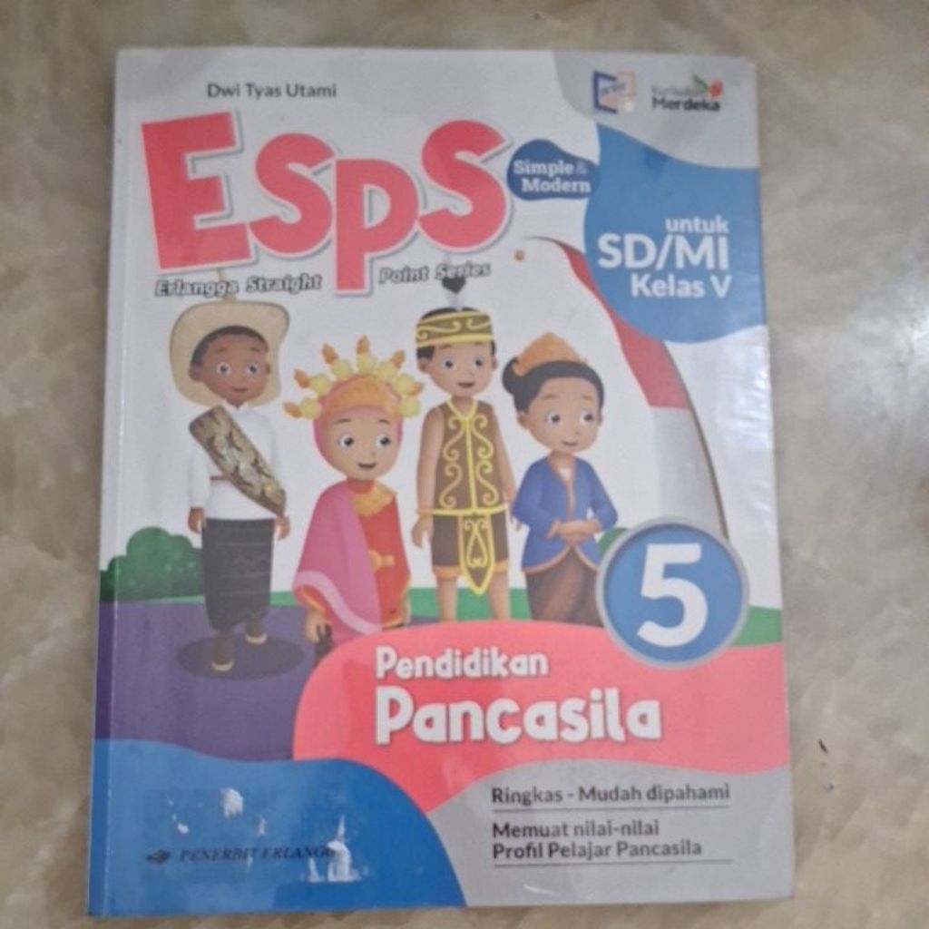 Buku Pancasila kelas 5 ESPS