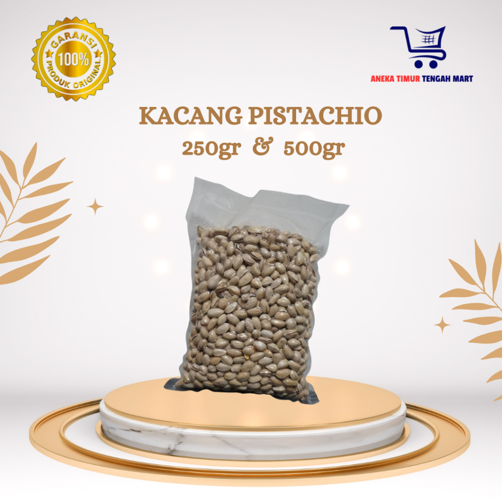 

KACANG PISTACHIO/PISTASIO/KACANG PISTA 250GR&500GR