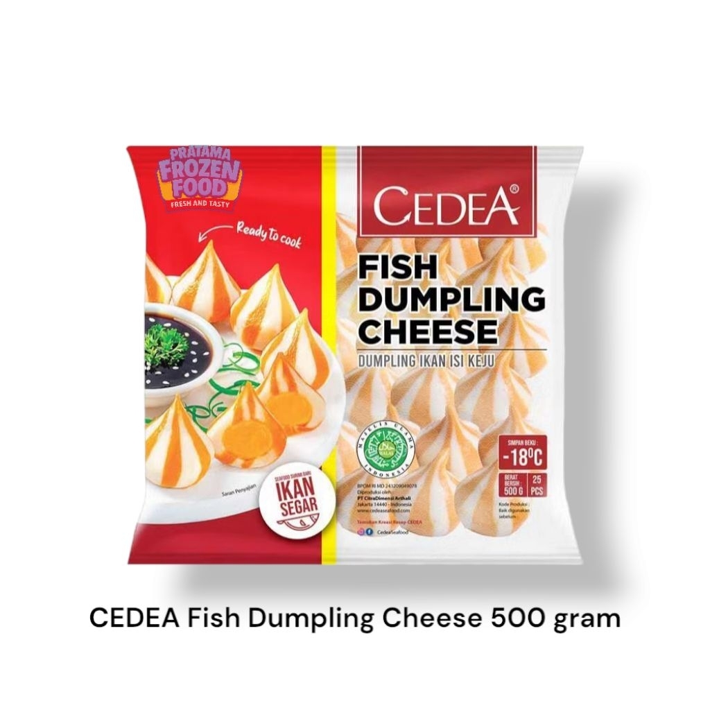 

CEDEA Fish Dumpling Cheese 500 gram