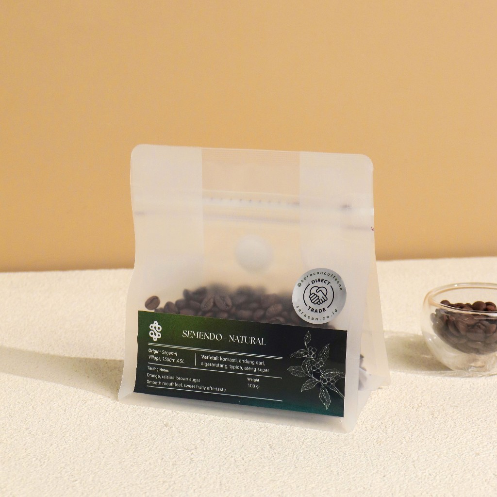 

Serasan Coffee - Biji Kopi Arabika Semendo Natural Classic - Filter