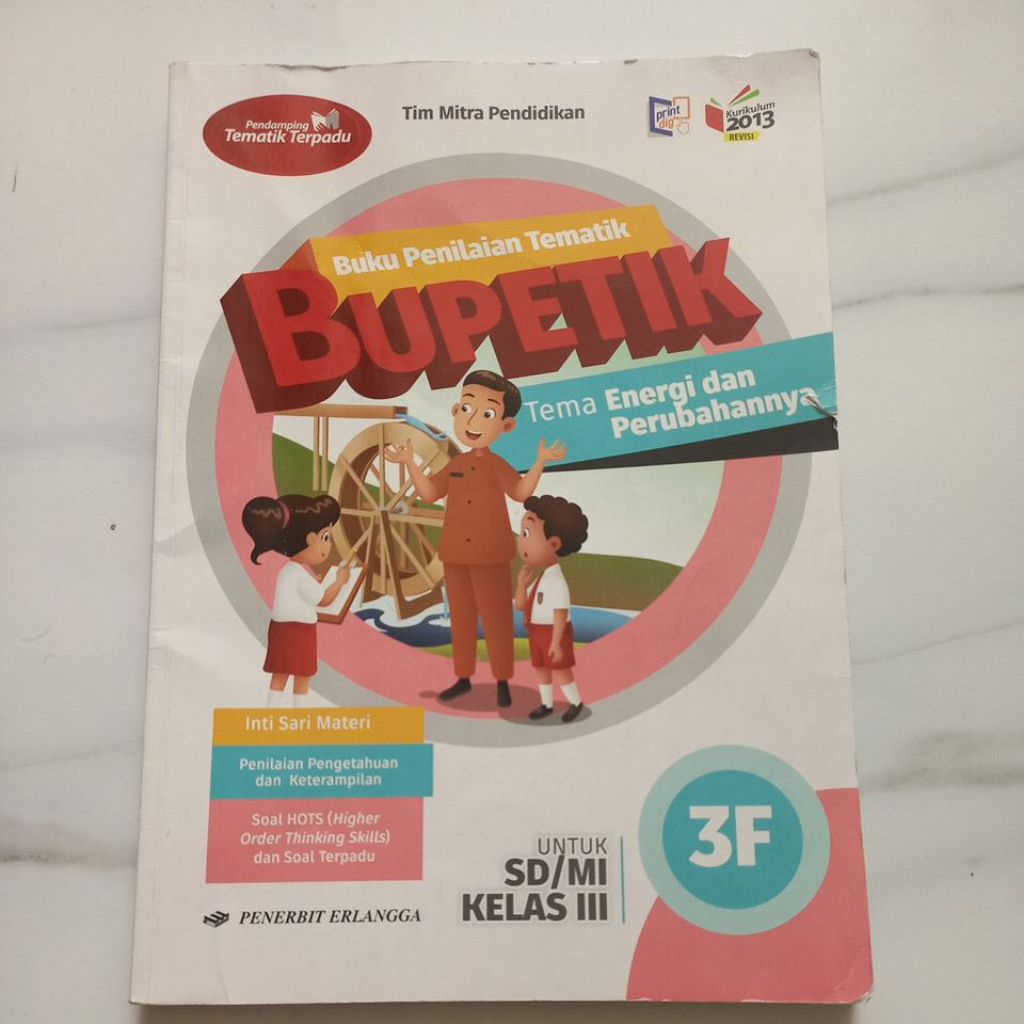 buku BUPETIK TEMA 6/3F KELAS 3SD SECOND